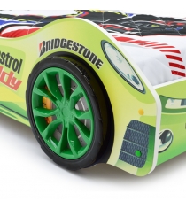 Пластиковые колеса Speedy зеленый для кровати-машины